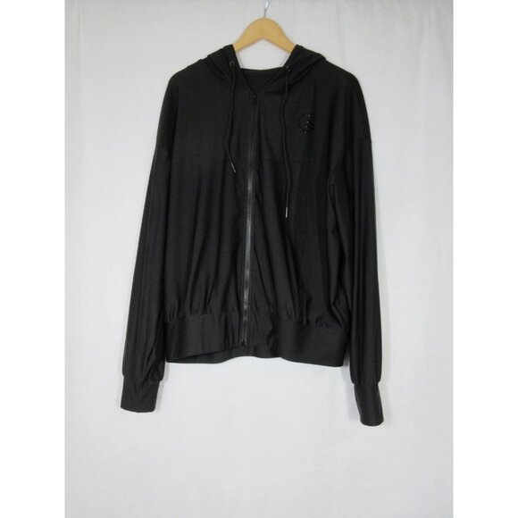 GRRRL Clothing women's crop relaxed‎ fit full zip athletic hoodie sweatshirt Ali - Picture 6 of 14